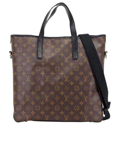 Macassar David Tote, &pound;795, Handbags, Brown, Canvas, Front view